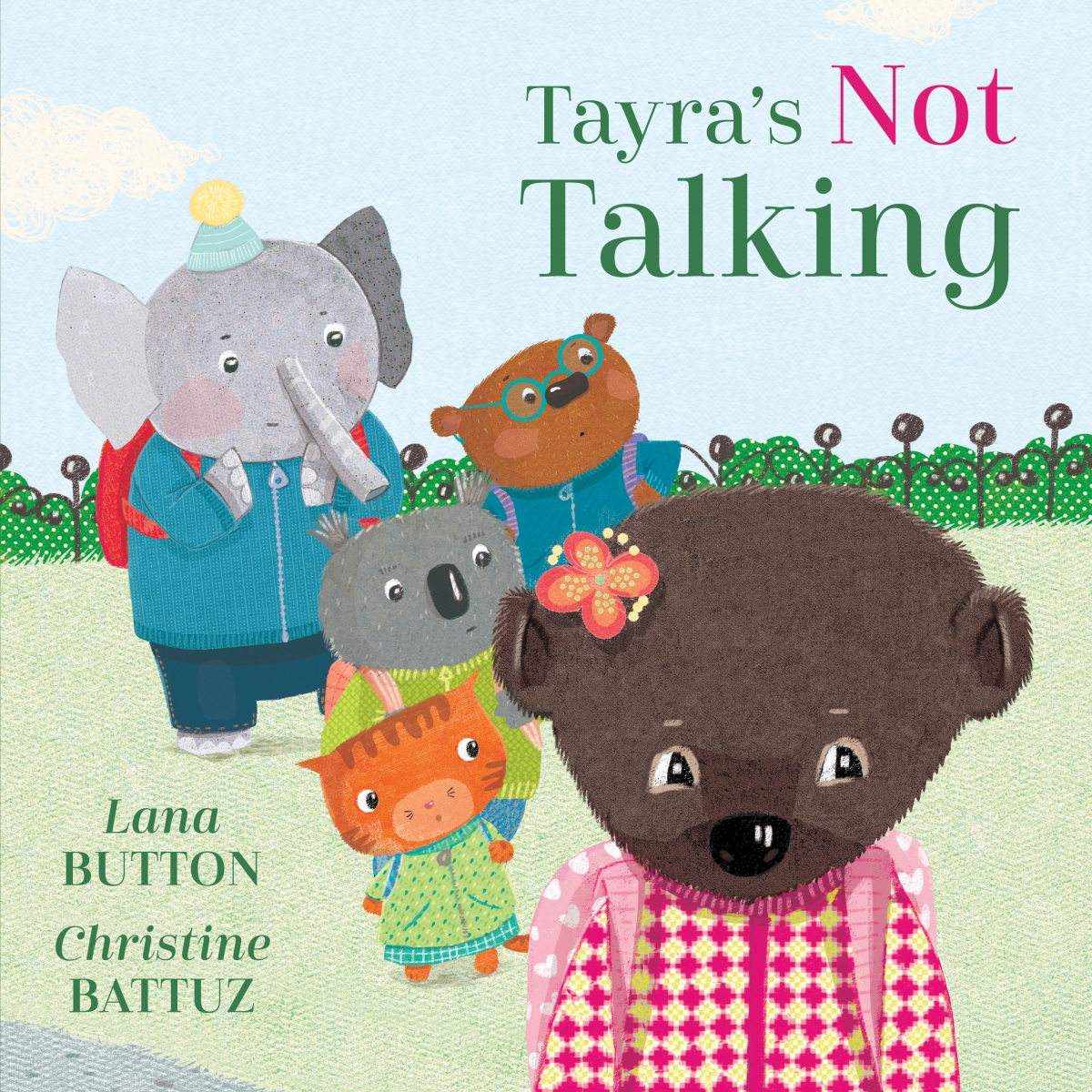 Tayra's NOT talking, but there are many ways to make a friend!